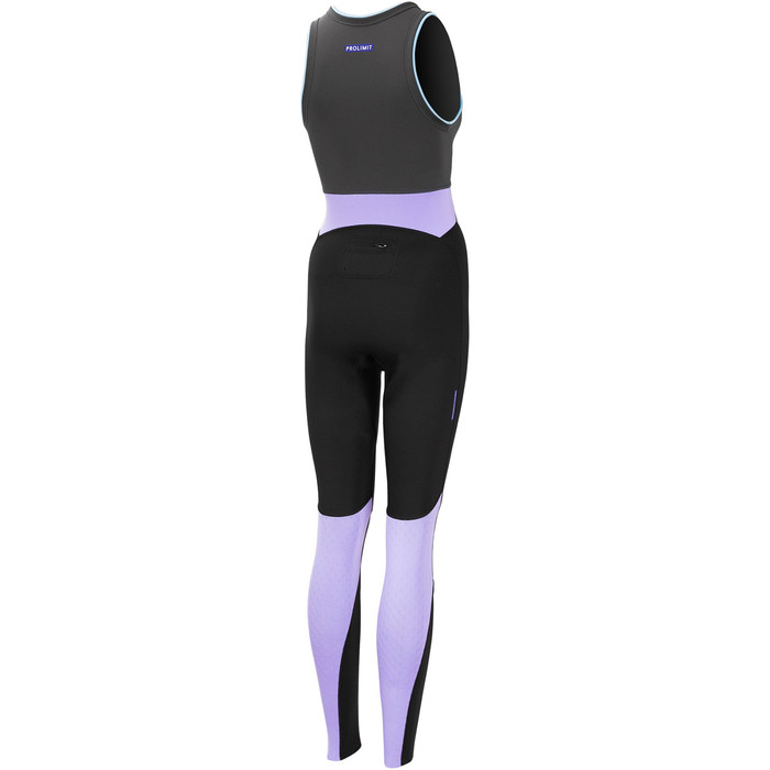 2024 Prolimit Mujer Zodiac Airmax 1.5mm SUP Long John Front Zip Neopreno 400.14725.040 - Black / Lavender